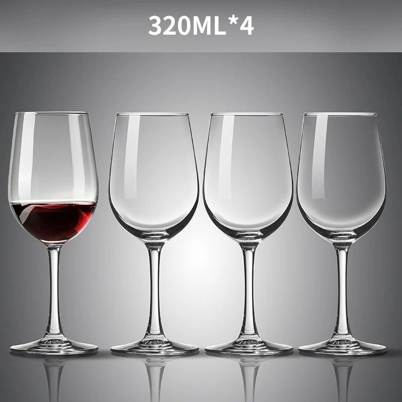 Red Wine Glasses Set with Wine Decanter