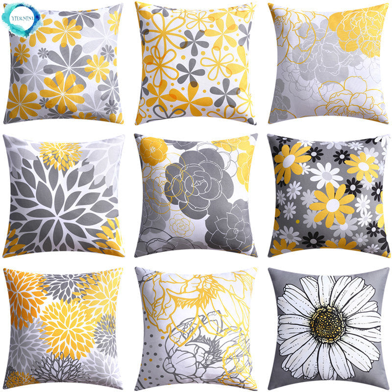 Flower Double Side Print Cushion
