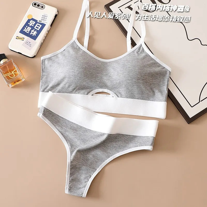 Women's Sports Comfort Bra And Panties Set