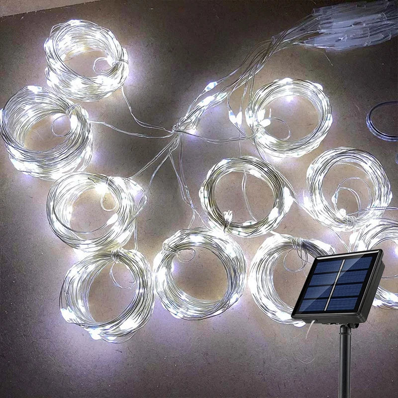 Solar Curtain Waterproof Solar String Lights