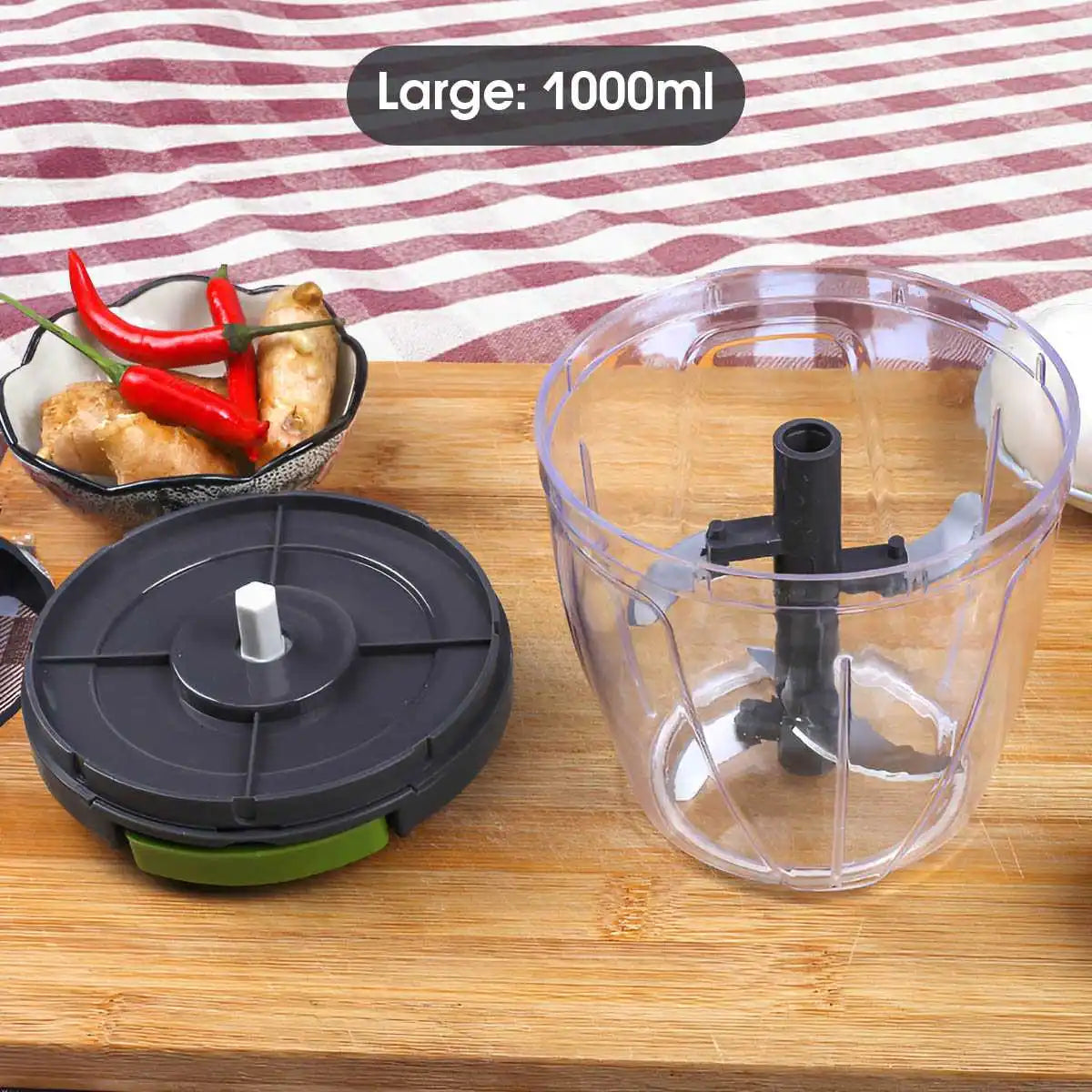 600/1000ml Manual Food Chopper