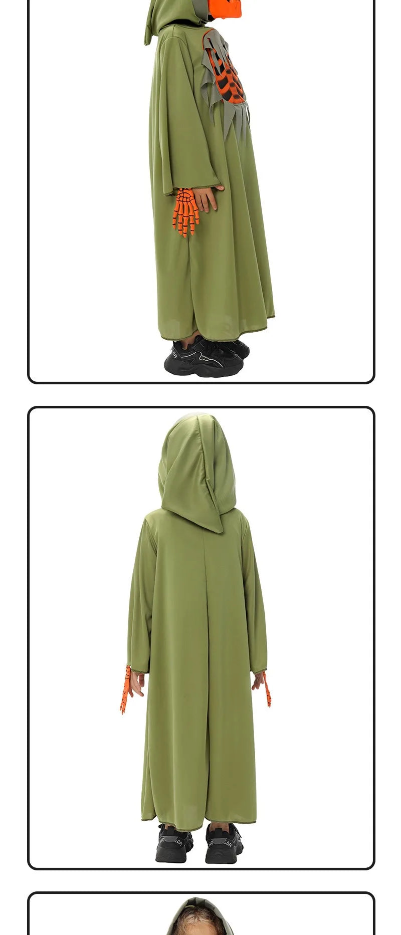 Halloween Pumpkin Cosplay Children Jumpsuit Headwear