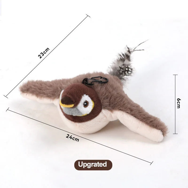 Flying Bird Interactive Rechargeable Plush Toy