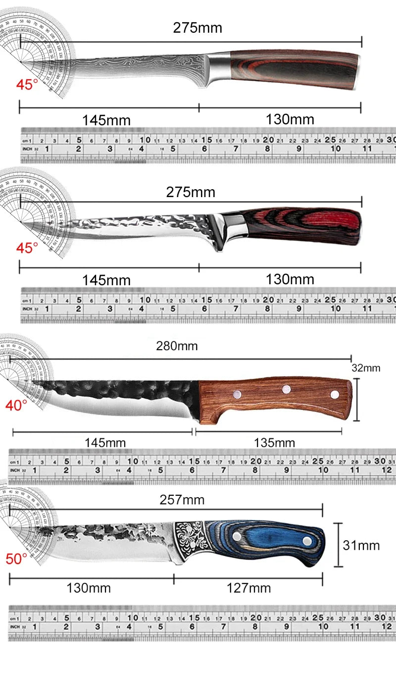 Chef Kitchen Pocket Knives Set