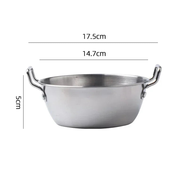 Korean Cuisine Stainless Steel Mixing Bowls