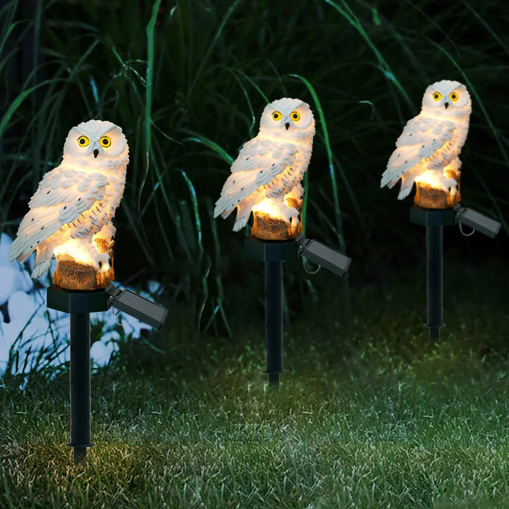 Owl Animal Solar Led Decoration Lamp