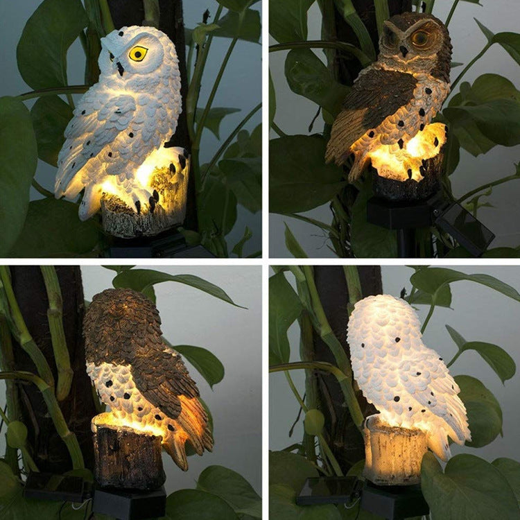Owl Animal Solar Led Decoration Lamp