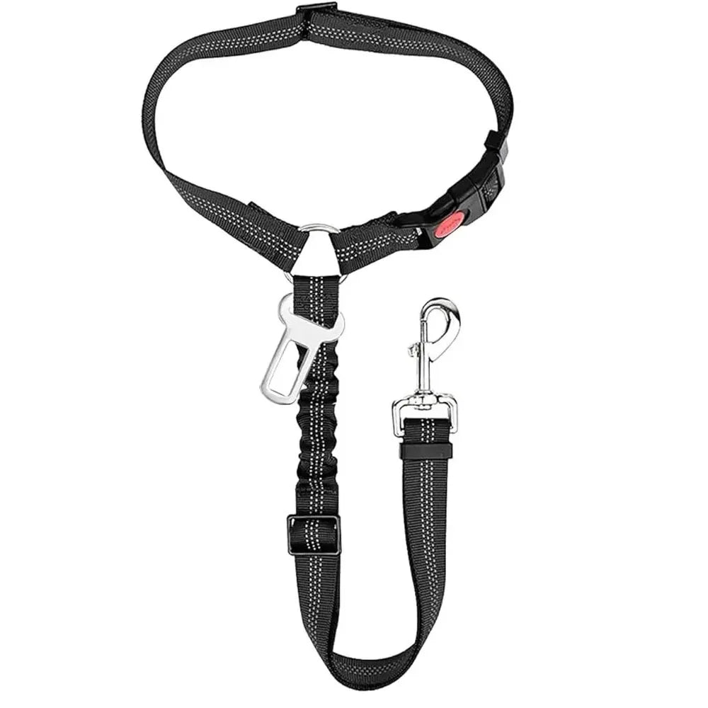 2-in-1 Car Adjustable Pet Safety Seat Belt