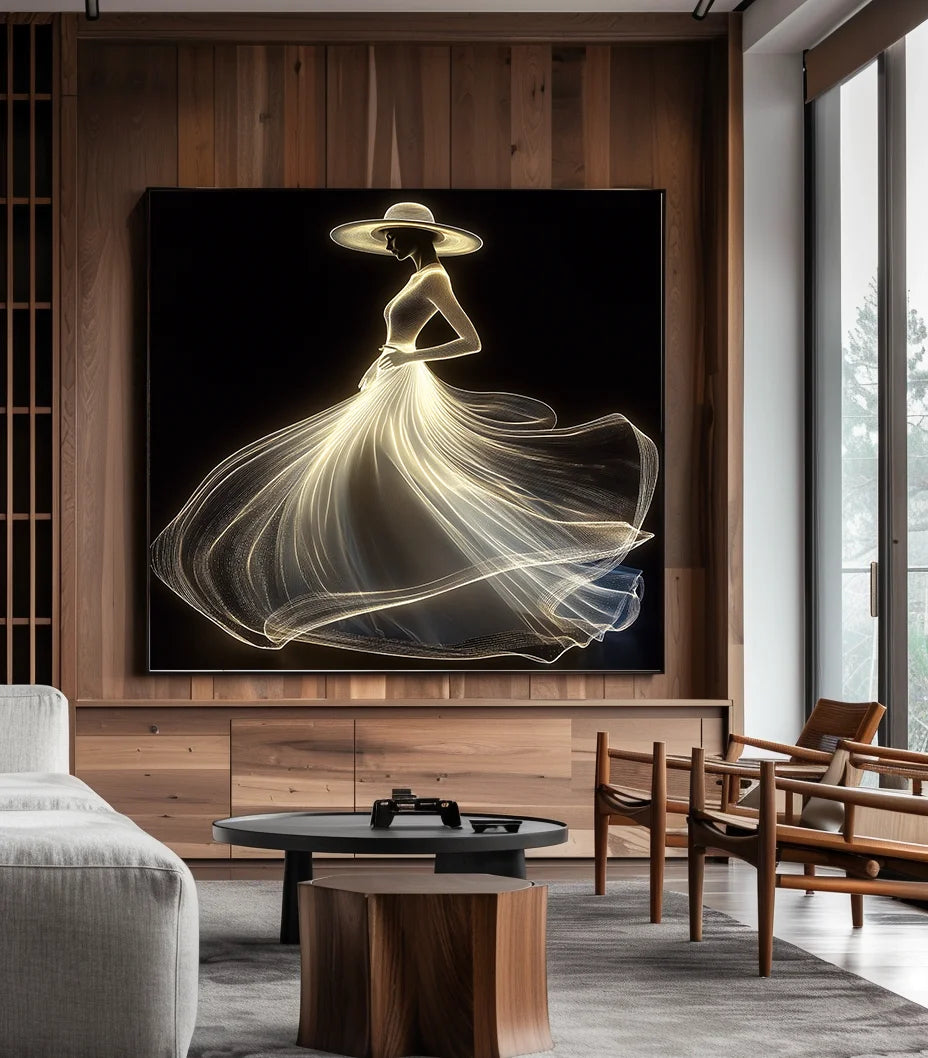 Dreamy light and shadow modern wall decoration