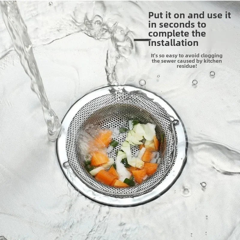 Sink Stainless Steel Drainage Residue Filter