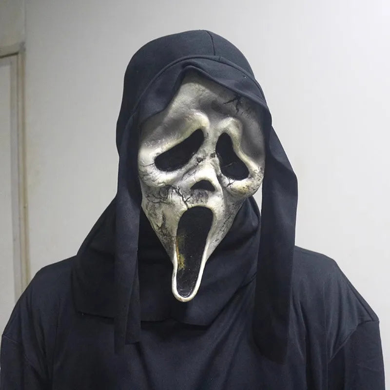 Halloween Ghost Face Mask Horror Death Scream