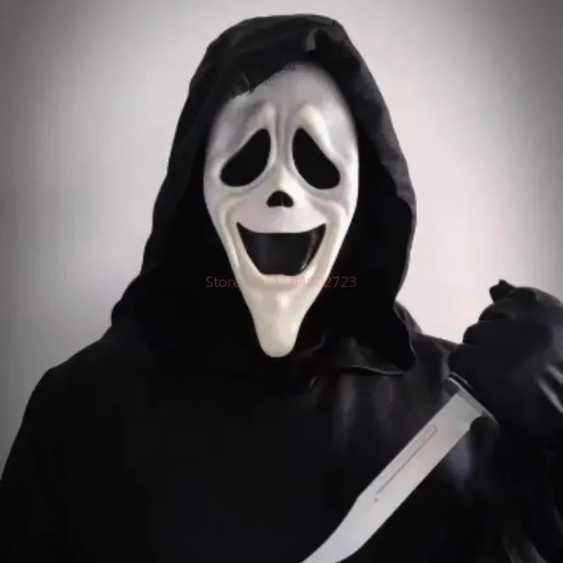 Halloween Ghost Face Mask Horror Death Scream
