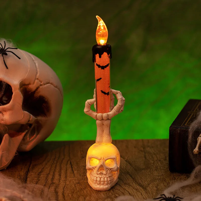 Halloween Skull Candle Lantern