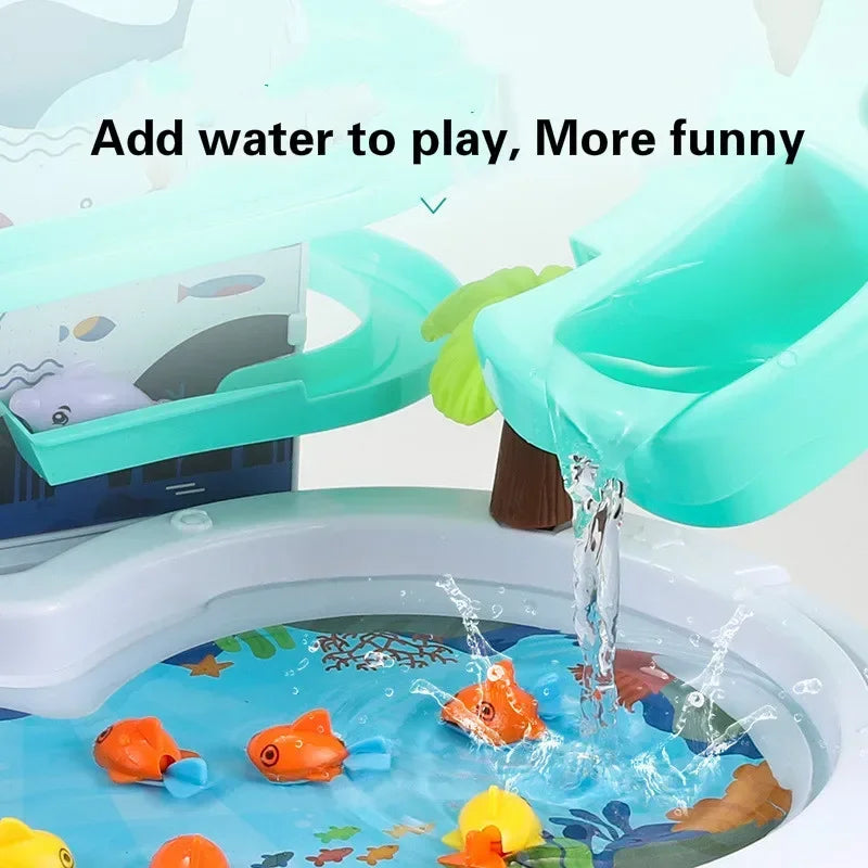 Rechargeable Magnetic Fishing Game Parent-Child Interactive Toy