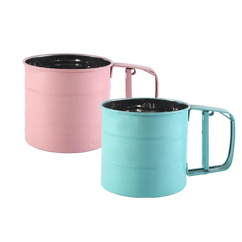 Household Kitchen Semi-Automatic Flour Sifter for Baking