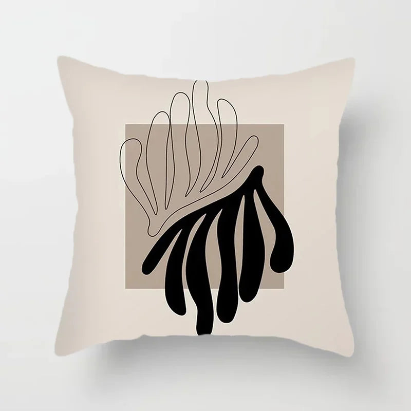 Creative Abstract Line Pattern Cushion Cover