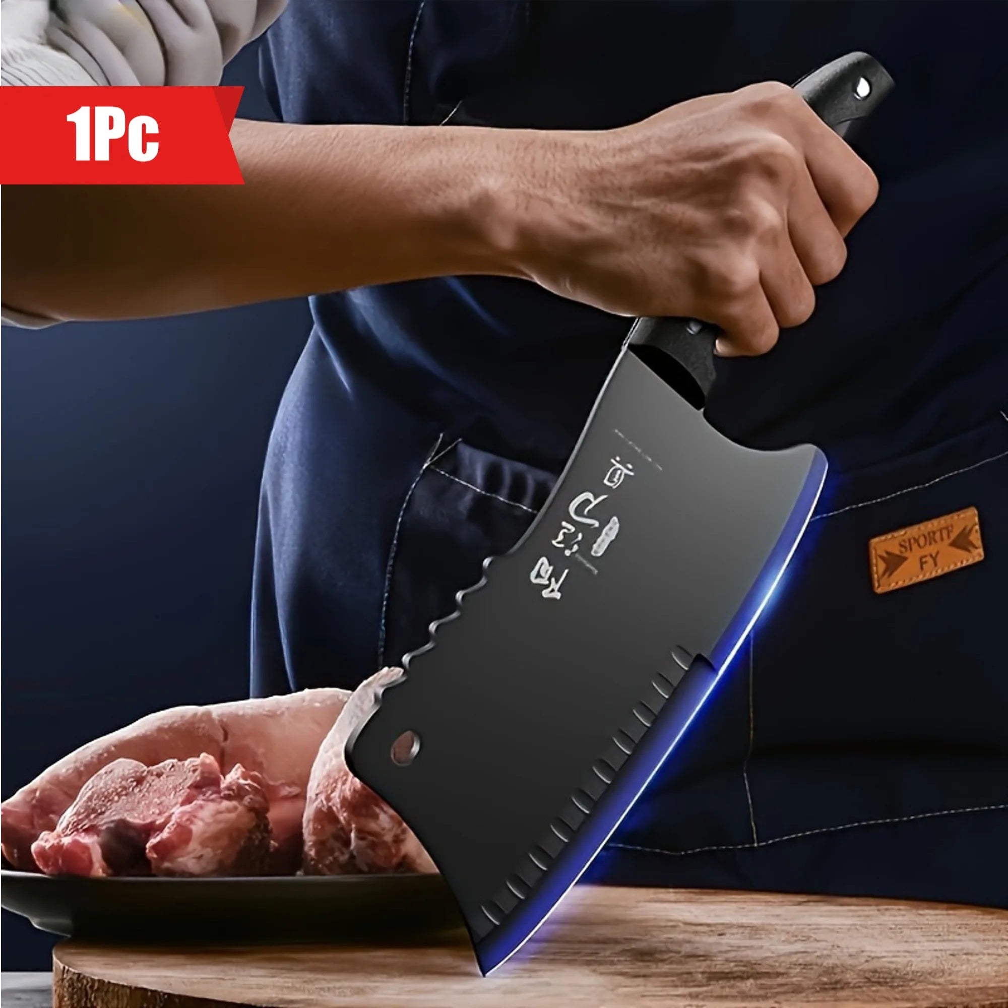 Chef specific slicing and cutting dual-purpose knives