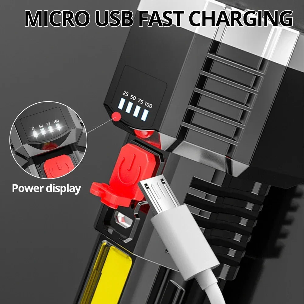 High Power Rechargeable 7 LED Camping Light