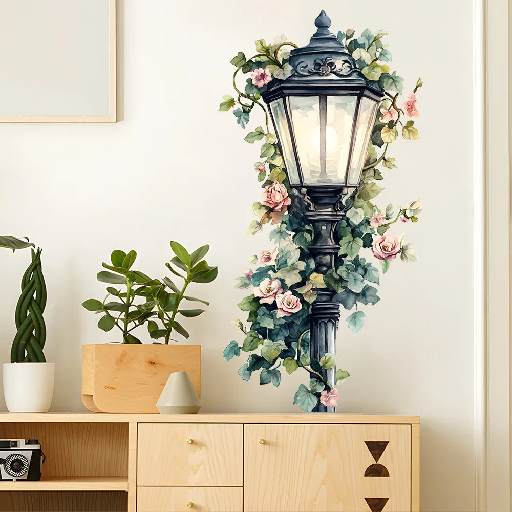 Street Flower Decoration Wall Sticker