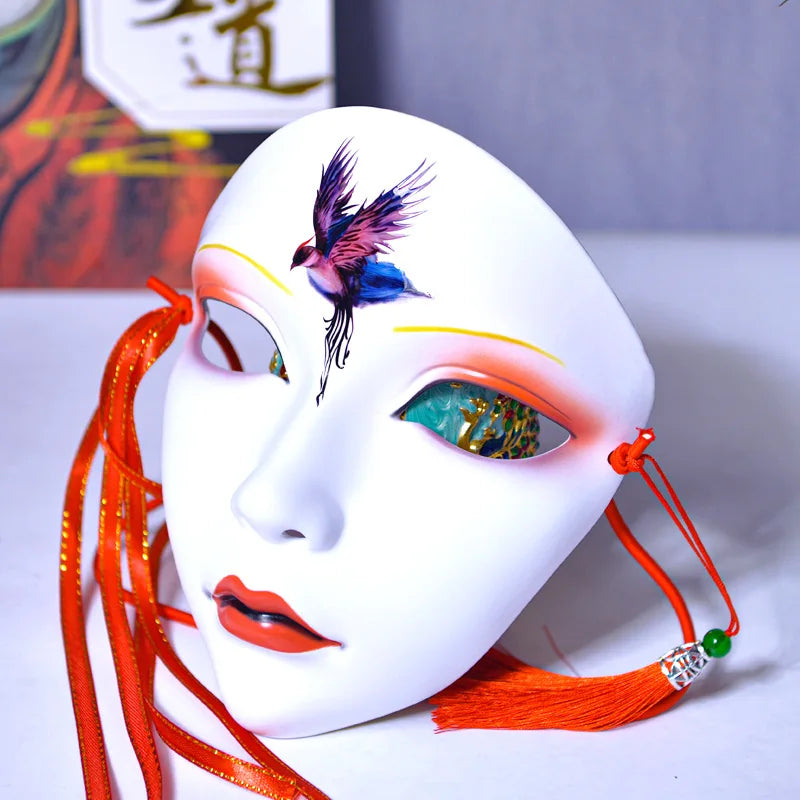 Halloween Party Mask Chinese Style Hand-Painted