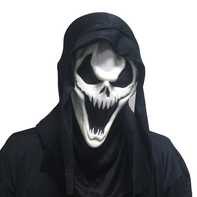 Halloween Ghost Face Mask Horror Death Scream