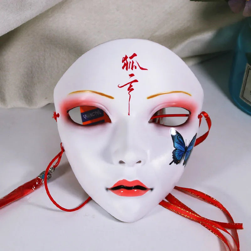 Halloween Party Mask Chinese Style Hand-Painted