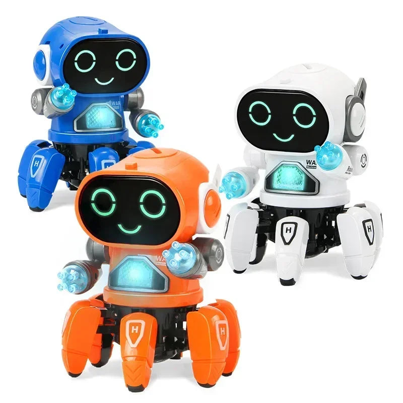 Kids Educational Electric LED Light Musical Robot Toy