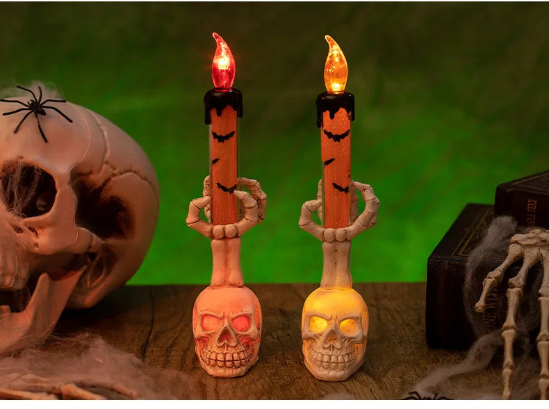 Halloween Skull Candle Lantern