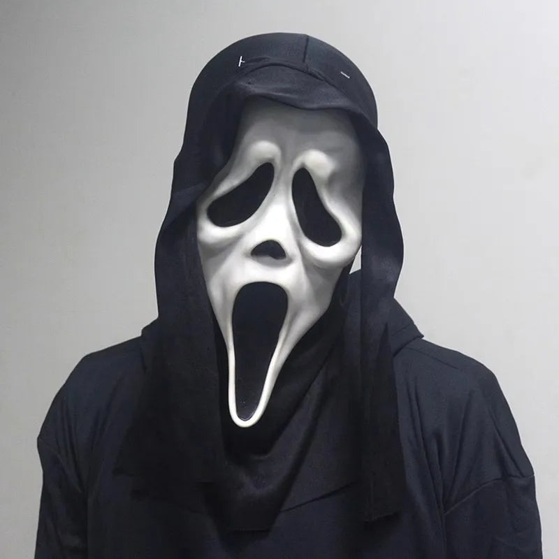 Halloween Ghost Face Mask Horror Death Scream