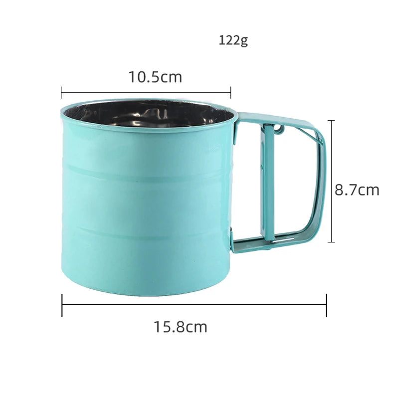 Household Kitchen Semi-Automatic Flour Sifter for Baking