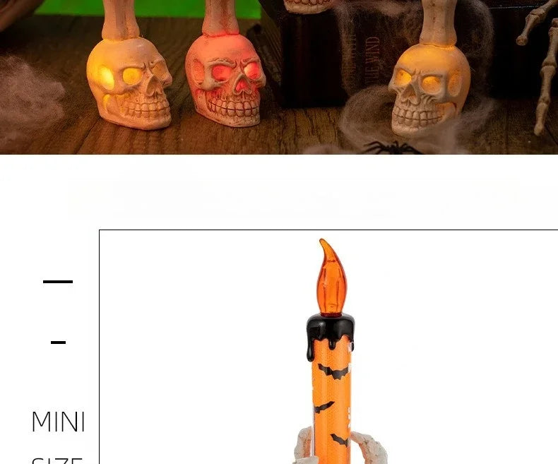 Halloween Skull Candle Lantern