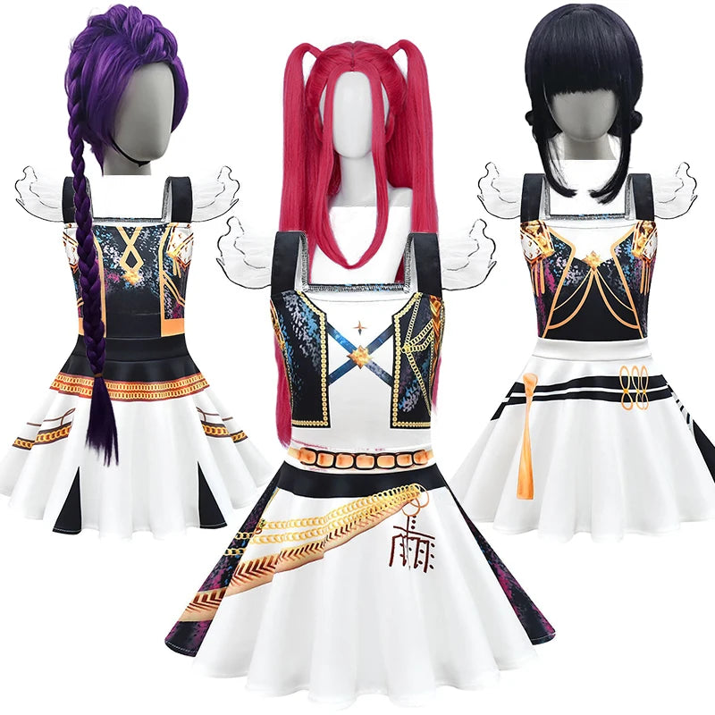 Halloween Cosplay Popular Movies Demon Hunter Dress