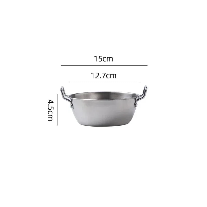 Korean Cuisine Stainless Steel Mixing Bowls