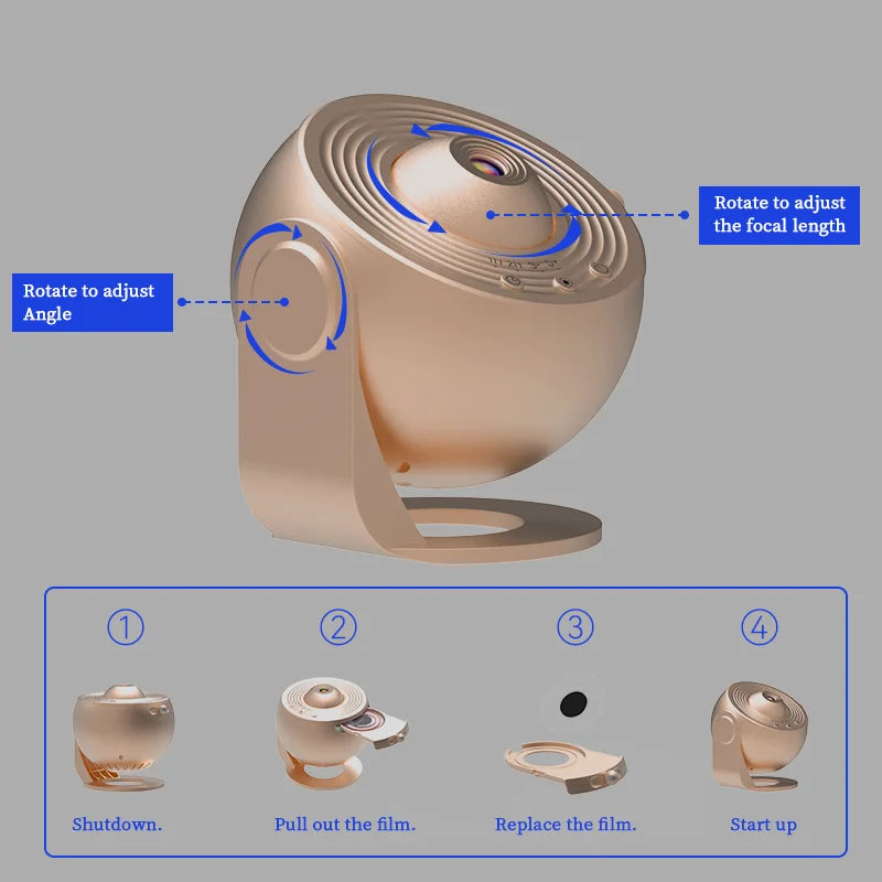 Night Light Galaxy Projector Starry Sky Projector Night lamp