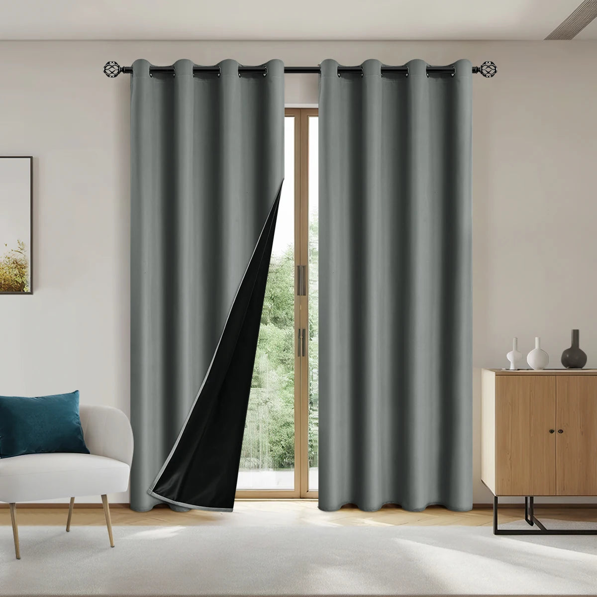 Solid Blackout Curtains