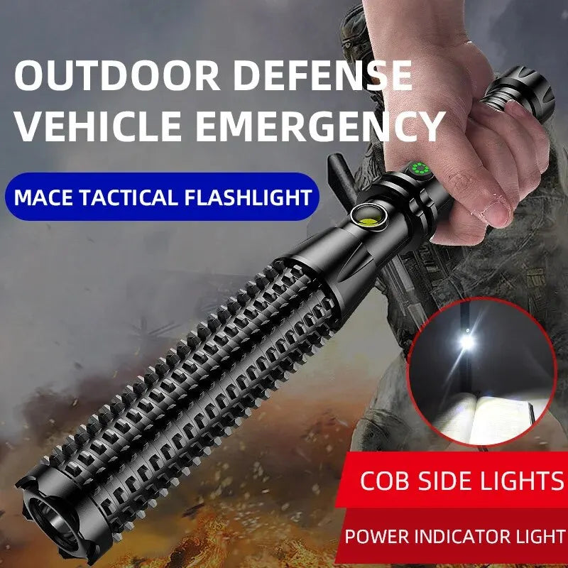 Outdoor Super Bright Multi Functional Vehicle Retractable Self Defense