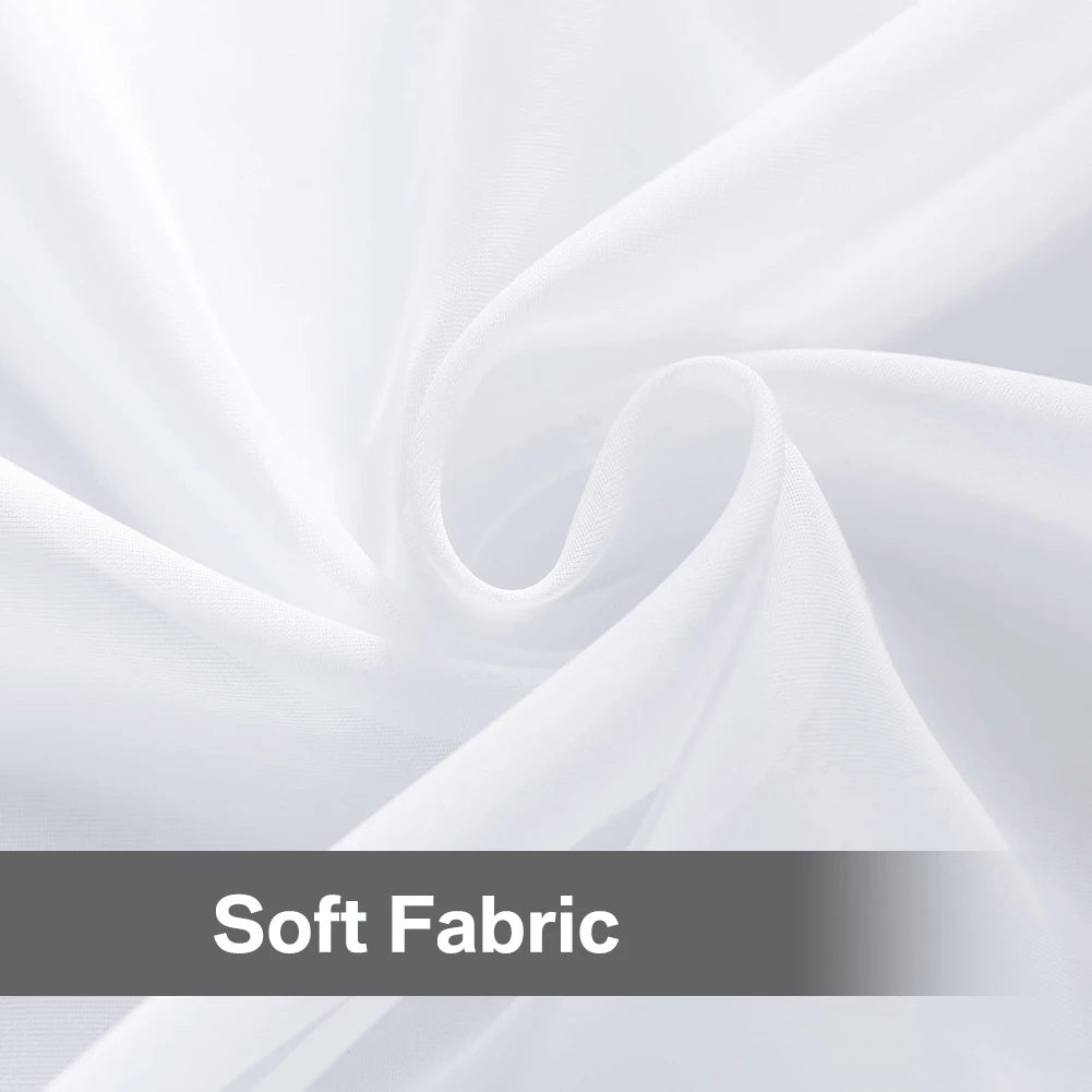 White Sheer Curtains
