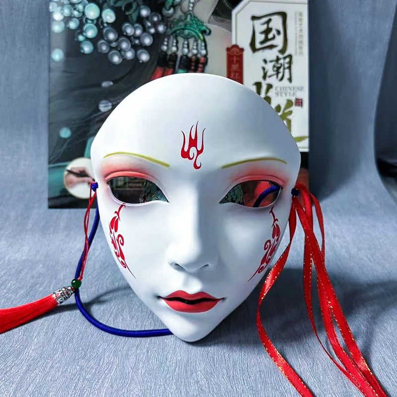 Halloween Party Mask Chinese Style Hand-Painted