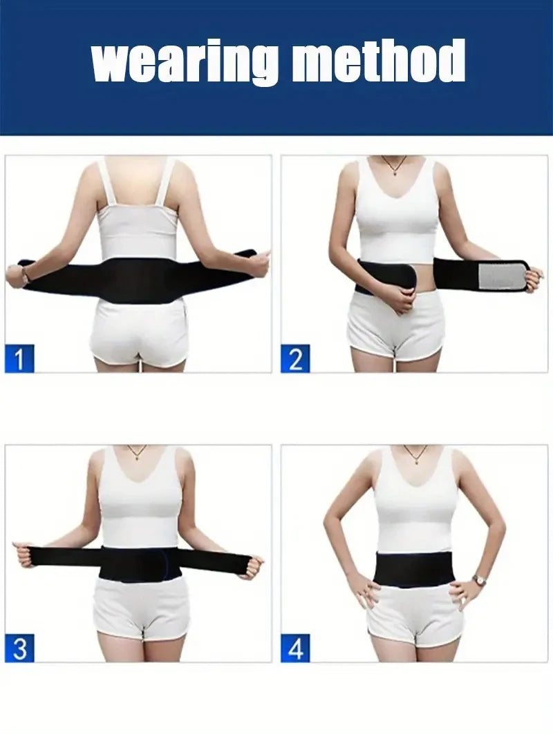 Adjustable Self-heating Magnetic Therapy Waist Massage Belt