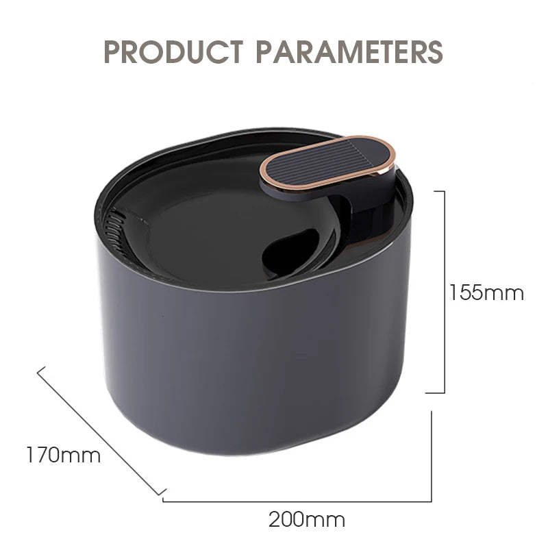 3L Automatic Pet Drinking Fountain USB Electric Drinking Dispenser
