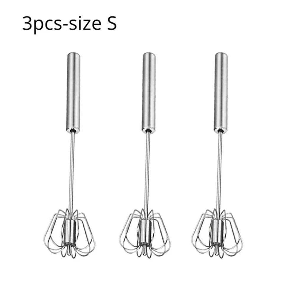 Semi Automatic Whisk Egg Stainless Steel Hand Mixer
