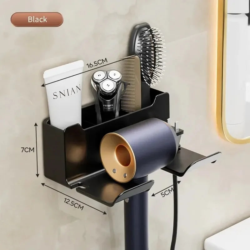 Hair Dryer Wall Stand Organizer
