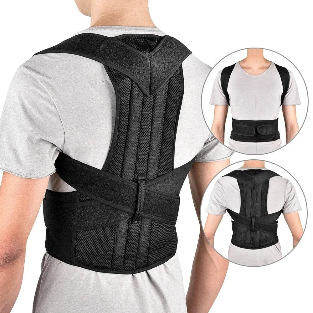 Adjustable, Breathable Polyester Posture Corrector