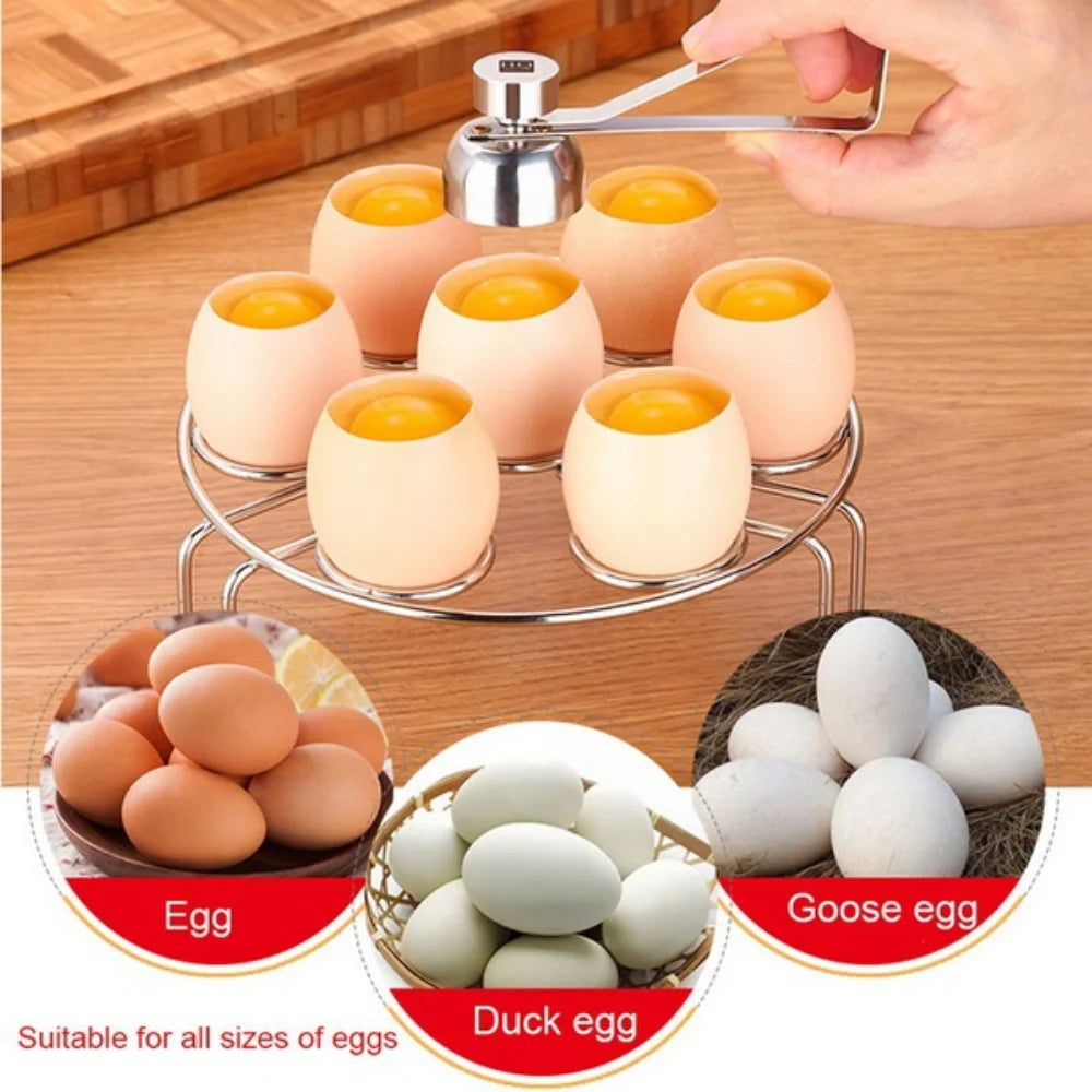 NEW Eggshell Stainless Steel Cracker Opener