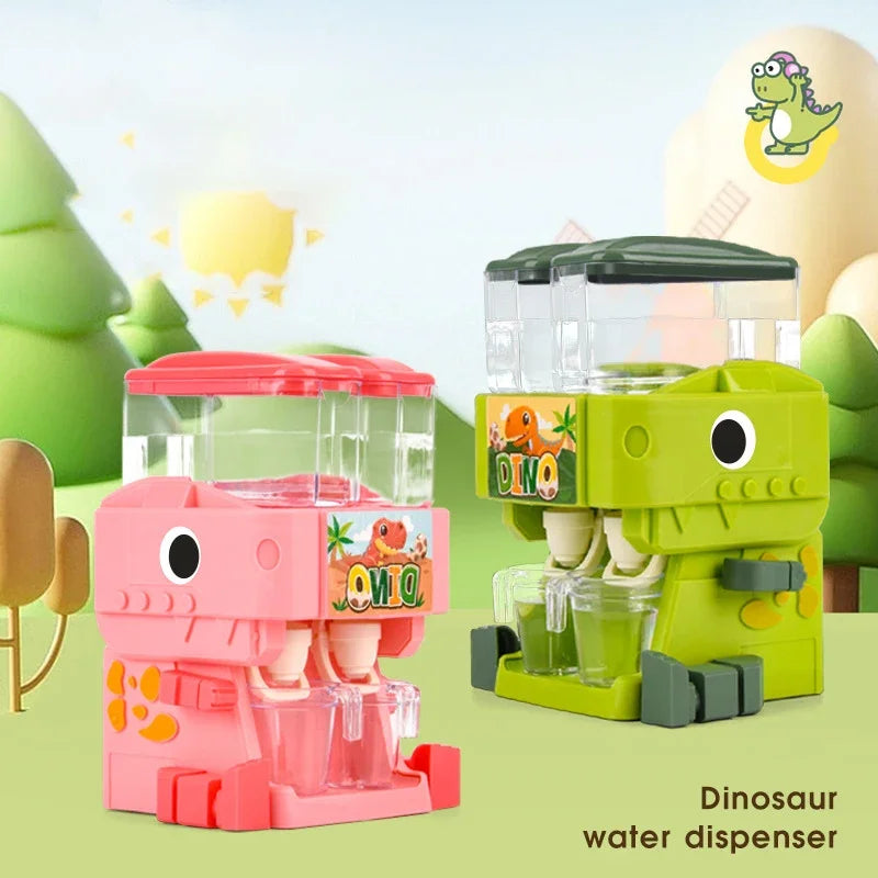 Children Dinosaur Water Dispenser Mini Juice Drinking Fountain Toy