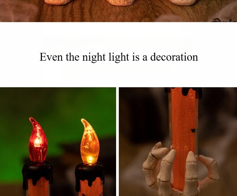 Halloween Skull Candle Lantern