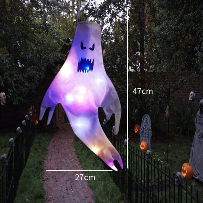 Halloween Ghost Hanging with LED Light