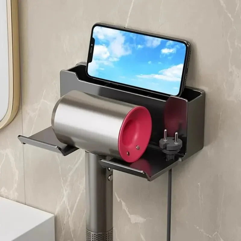 Hair Dryer Wall Stand Organizer