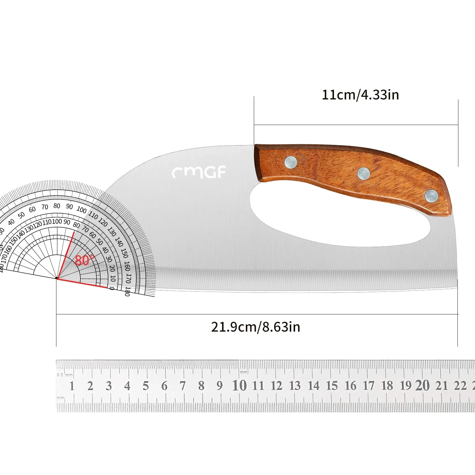 Labor-saving Stainless steel full edge multi-function chef's knife