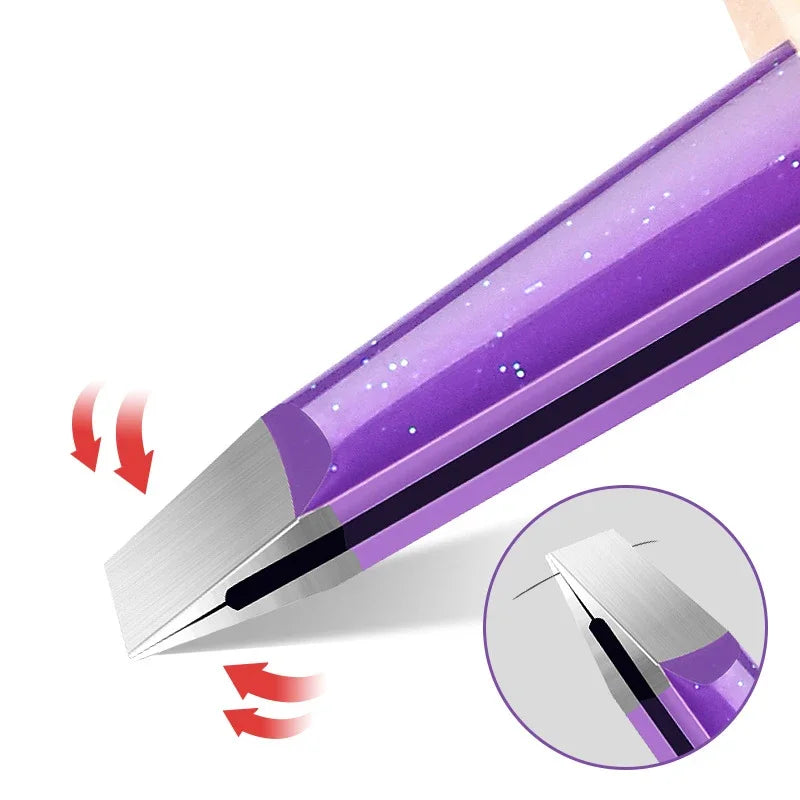 4 Styles Precision Hair & Eyebrow Tweezers Stainless Steel Tools